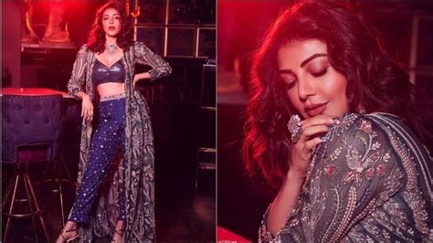 kajal hot pics|PHOTOS: Kajal Aggarwal slays sexy fusion style in bling bra and .